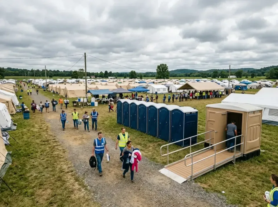 disaster-relief-camp-restrooms-010 — frequently asked questions, Dumpster & Portable Bathrooms Rental in Mount Pleasant, TN